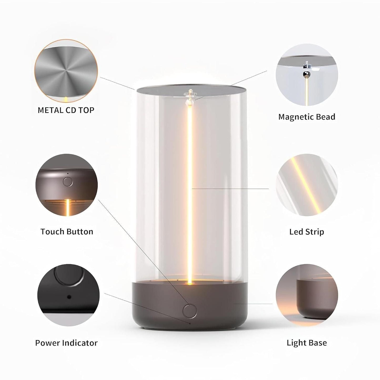 Bendable Magnetic Lamp